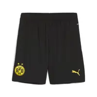 Pantaloni scurți Borussia Dortmund 24/25 Masculin PUMA Black Faster Yellow