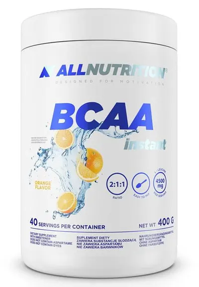 BCAA Instant, portocală, 400 g, AllNutrition