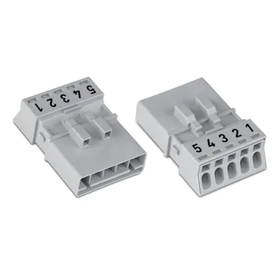 Plug; 5-pole; 1,50 mm²; light green