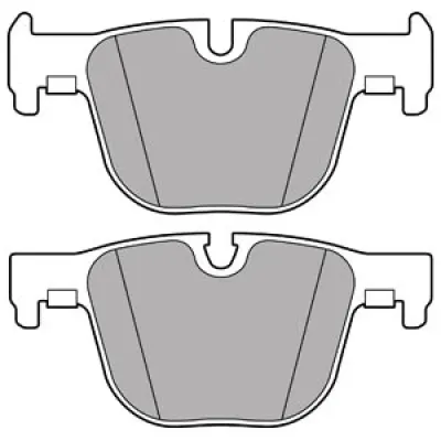 Set placute frana, frana disc DELPHI LP2494
