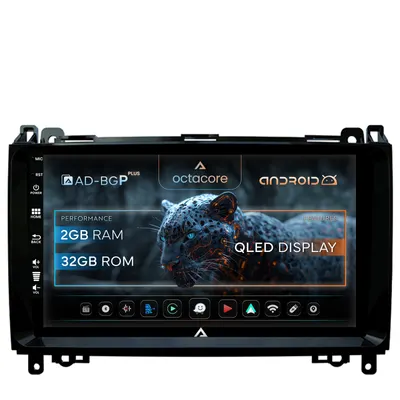 Navigatie Mercedes Benz Sprinter, Viano, Vito, A B Class, Crafter, Android, P-Octacore 2GB RAM + 32GB ROM, 9 Inch - AD-BGP9002+AD-BGRKIT407