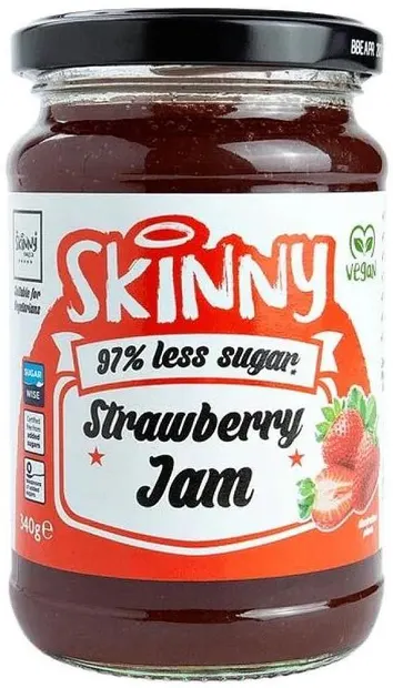 Skinny Jam Strawberry, 340 g, Skinny Food Co