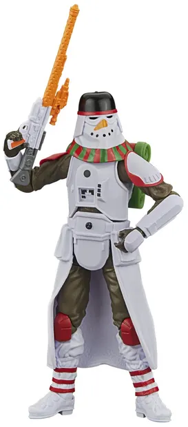 Figurină de acțiune Hasbro Movies: Star Wars - Snowtrooper (Black Series) (Holiday Edition), 15 cm