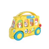 Jucarie bilingva interactiva Chicco autobuzul scolar, italiana-engleza, 9-36luni