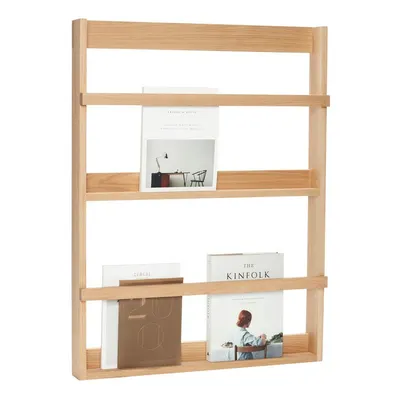 Raft în culoare naturală etajat/pentru fotografii din lemn de stejar 74 cm Display – Hübsch