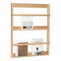 Raft în culoare naturală etajat/pentru fotografii din lemn de stejar 74 cm Display – Hübsch