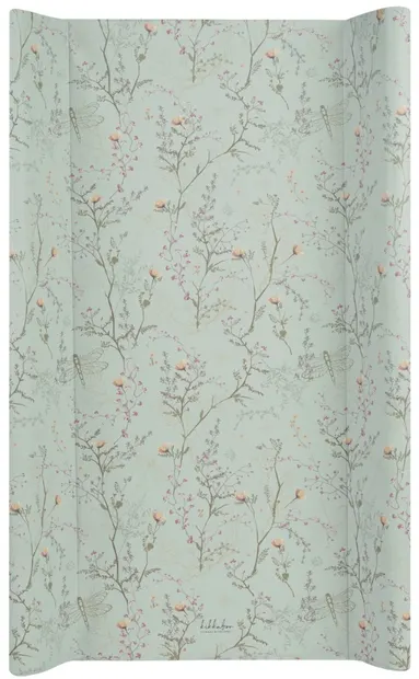 Salteluță tare de înfășat KikkaBoo Secret Garden - 80 х 50 cm, Green