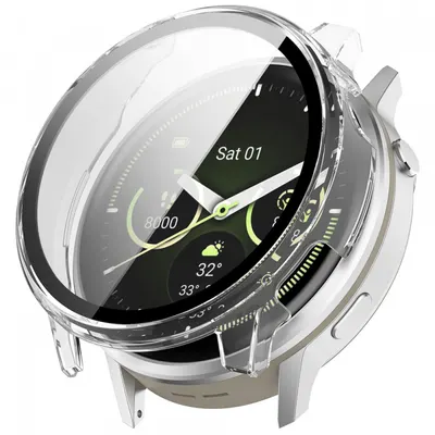 Husa Techsuit Defense360 Pro pentru Garmin Venu 4 45mm, Transparenta