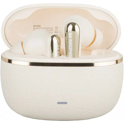 Handsfree Bluetooth Monster Clarity 200, TWS, ANC, Crem Deschis