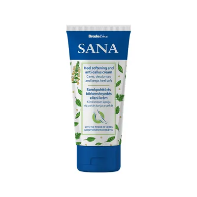 Crema hidratanta pentru calcaie, 100ml, Sana