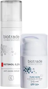 Biotrade Set - Cremă de zi Pure Skin și Ser Anti-age, 50 + 30 ml