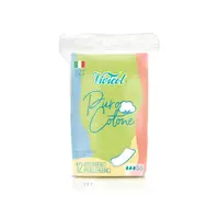 Absorbante fara aripioare din bumbac hipoalergenic 3 picaturi 12buc Vivicot