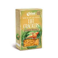 Lifecrackers cu varza murata bio 90g Lifefood