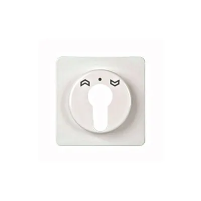 Placa fata pt.intreruptor cu cheie IP44, alb
