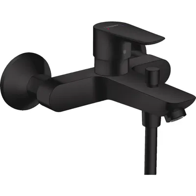 Baterie cada sau dus culoare negru mat Hansgrohe, Talis Select E