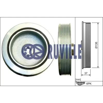 Fulie curea, arbore cotit RUVILLE 515504