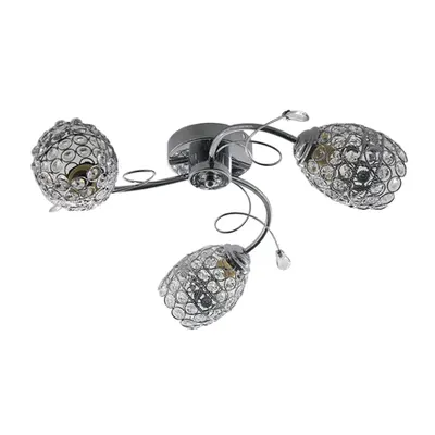 Lustra Saphire Crom+Alb 3xE27 60W