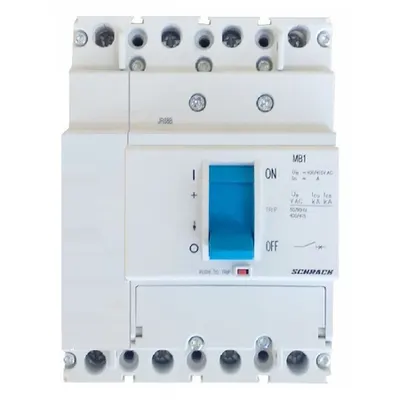 Intreruptor compact MB 18kA, borne cleme rapide 80A, 4 poli