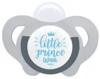 Suzetă Wee Baby - Fluture, 18 luni+, gri