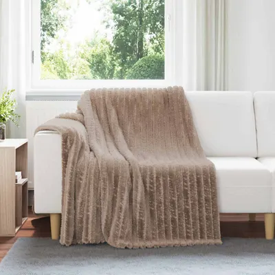 vidaXL Pături de aruncat 6 buc. Culoare Cămilă 200 x 150 cm 4.75 kg