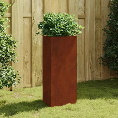 vidaXL Jardinieră de grădină, 40x34,5x75 cm, oțel corten