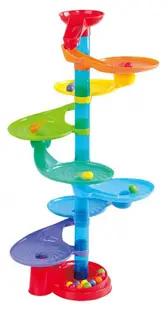 Set joc PlayGo - Pista cu bile Marble Swirly Run, 31 piese
