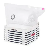 Cutie de depozitare cu vid pentru haine Compactor Mariniere, 125 l