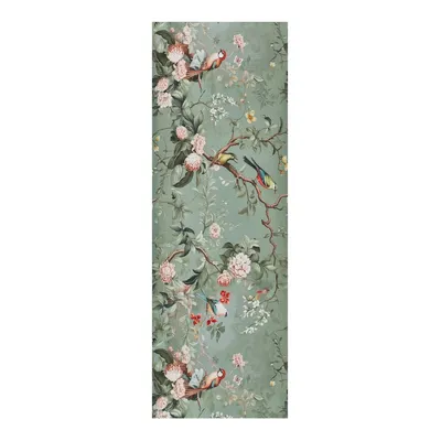 Covor tip traversă verde deschis lavabil 52x100 cm Ricci Monet – Universal