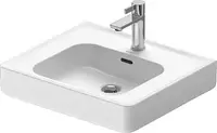 Lavoar Duravit Soleil 2376550000, montare pe perete, 55 x 48 cm, dreptunghiular, Alb