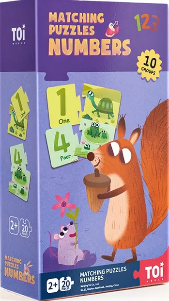 Puzzle educativ Toi World - Cifre