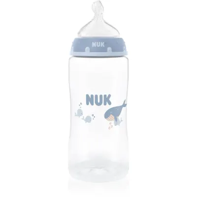 NUK First Choice Whale biberon cu controlul temperaturii 3m+ 1 buc