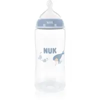 NUK First Choice Whale biberon cu controlul temperaturii 3m+ 1 buc