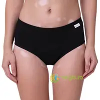 Chiloti Menstruali Negri din Bumbac Organic Model Hipster Absortie Mare Ida M 1buc