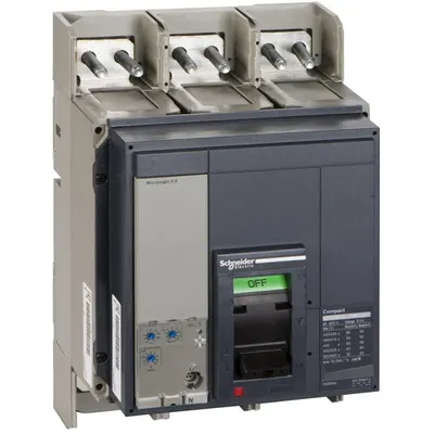 Intreruptor auto compact Ns1250N - Micrologic 2.0 - 1250 A - 3 Poli 3D Schneider 33478