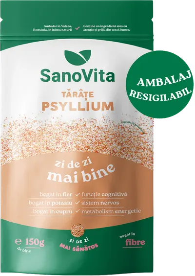 Tarate de Psyllium, 150g, SanoVita