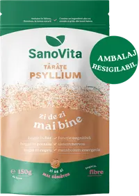 Tarate de Psyllium, 150g, SanoVita