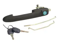 Maner usa Stanga Fata potrivit FIAT BRAVA, BRAVO I 1995-2002 - (cu cheie; exterior, cu incuietoare; negru)