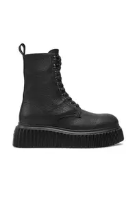 Ghete dama 304339295 - Piele naturala - Negru - Negru