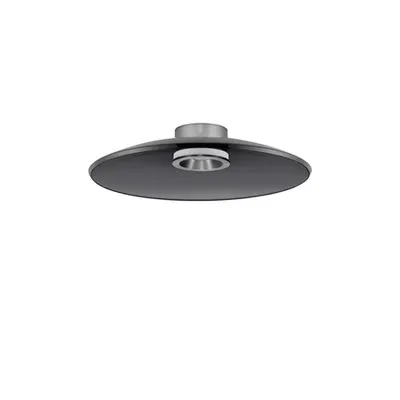 Plafoniera ESTI Triac Dimabil Foggy Nickel Aluminiu & Fumuriu Sticla LED 33 Wat 220-240 Volt 1721Lm 3000K IP20