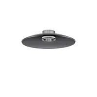 Plafoniera ESTI Triac Dimabil Foggy Nickel Aluminiu & Fumuriu Sticla LED 33 Wat 220-240 Volt 1721Lm 3000K IP20