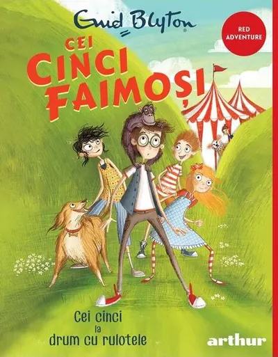 Cei cinci la drum cu rulotele (Vol. 5) - Hardcover - Enid Blyton