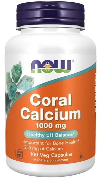 Coral Calcium, 1000 mg, 100 capsule, Now
