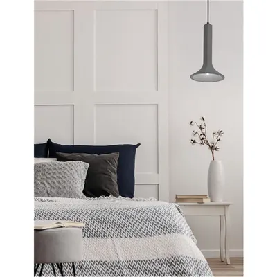 Lampa suspendata DYLAN Gray Cement LED E14 1x5 Wat 230 Volt IP20 Fara bec