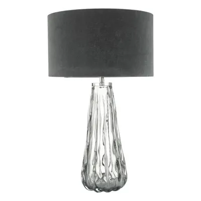 Veioza Vezzano Table Lamp Smoked Glass Base Only