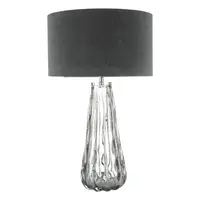 Veioza Vezzano Table Lamp Smoked Glass Base Only