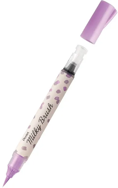 Pentel Milky Colour Brush Marker - Violet