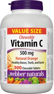 Vitamin С, 500 mg, 300 tablete, Webber Naturals