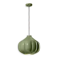 Sospensione Grande / Large Pendant Deco Afoxé Finish Vsa - Verde Salvia C2641