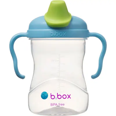 b.box Spout Cup ceasca cu mânere Blueberry 4m+ 1 buc