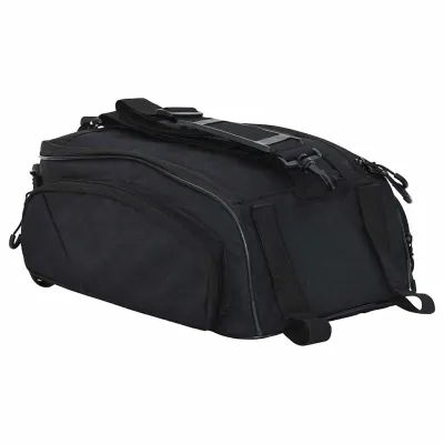 vidaXL Geantă de bicicletă Negru 38 x 21 x 16 cm Poliester